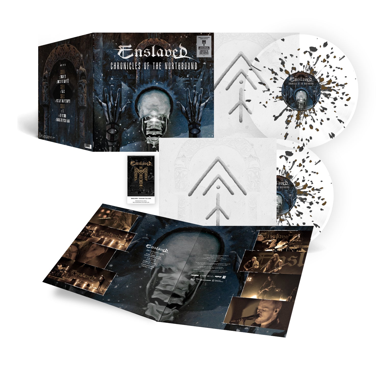 Enslaved - Chronicles Of The Northbound (Cinematic Tour 2020) 2x12" (Brown & Black Splatter)