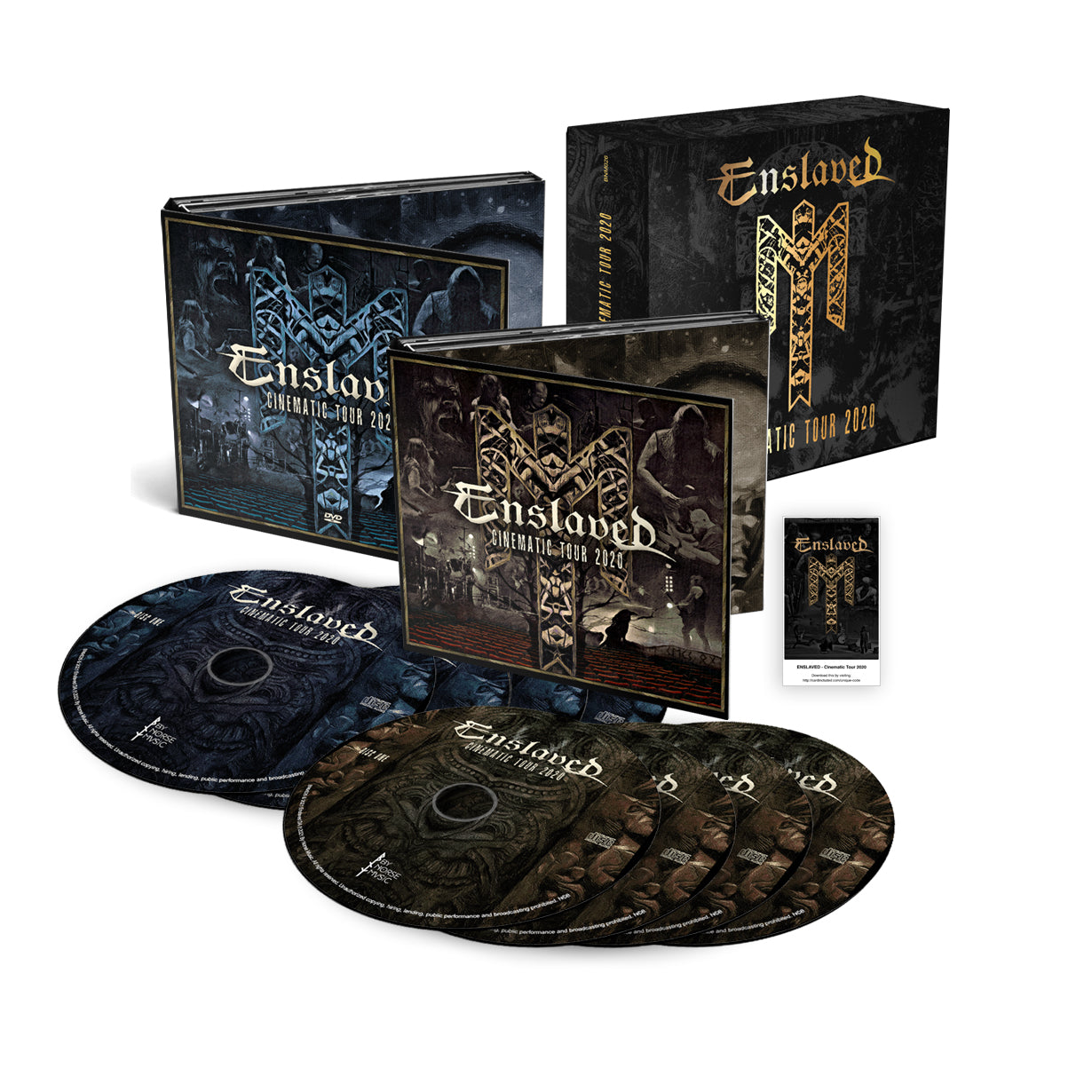 Enslaved - Cinematic Tour 2020 4xCD/4xDVD (PAL) Boxset